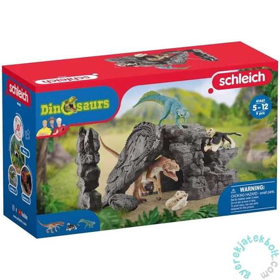 Schleich 41461 Dinoszaurusz készlet barlanggal játékszett - Dinoszauruszok