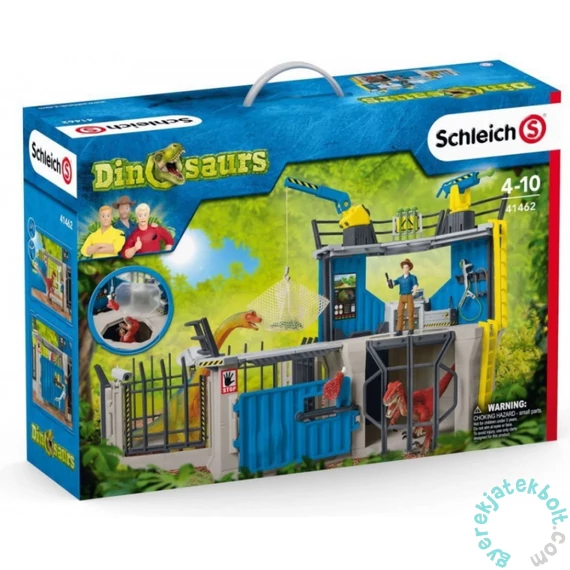 Schleich 41462 Nagy dínókutató állomás játékszett - Dinoszauruszok (SLH41462)