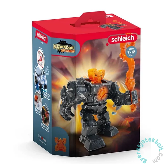 Schleich 42597 Árnyék láva robot figura - Eldrador Mini Creatures
