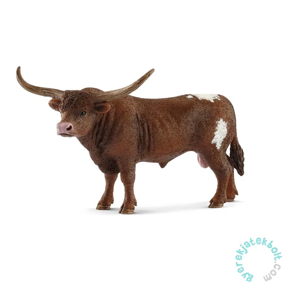 Schleich 13866 Texas Longhorn bika figura - Farm World (SLH13866)