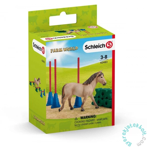Schleich 42483 Póni szlalom játékszett - Farm World