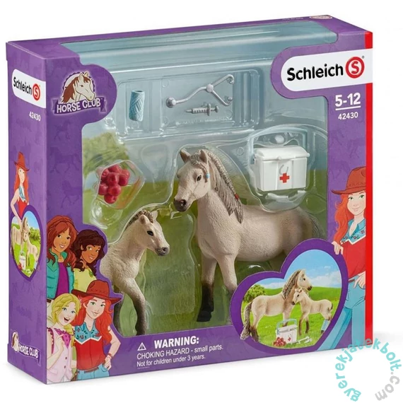 Schleich 42430 Hannah elsősegély játékszett - Horse Club