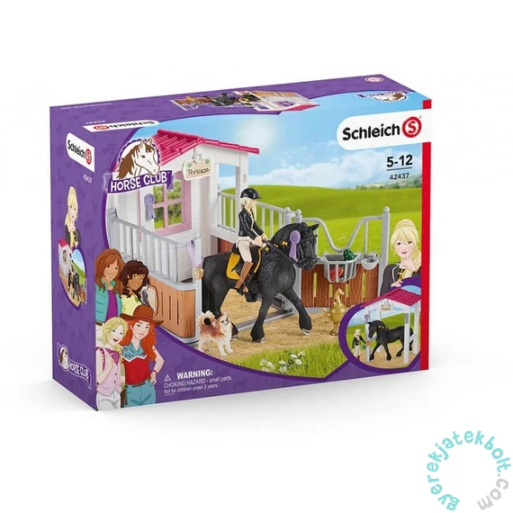Schleich 42437 Istálló Torival és lovával játékszett - Horse Club