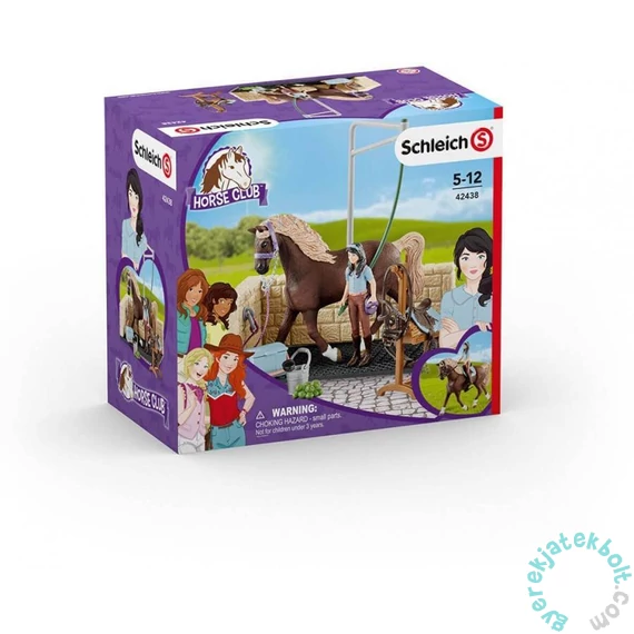 Schleich 42438 Mosóhely játékszett - Emily és Luna - Horse Club