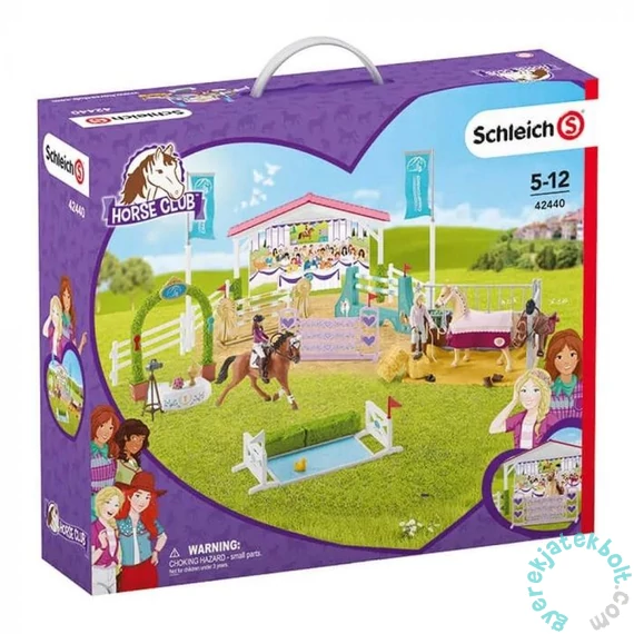 Schleich 42440 Lóverseny játékszett  - Horse Club
