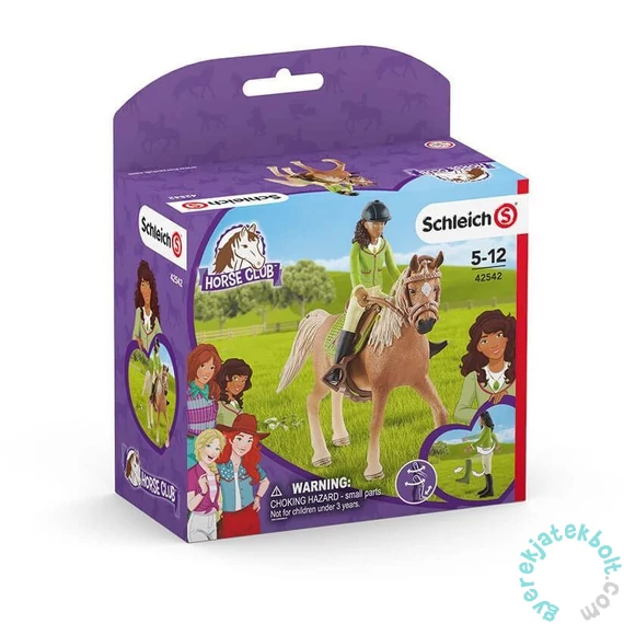 Schleich 42542 Sarah és Mystery figurák - Horse Club (SLH42542)