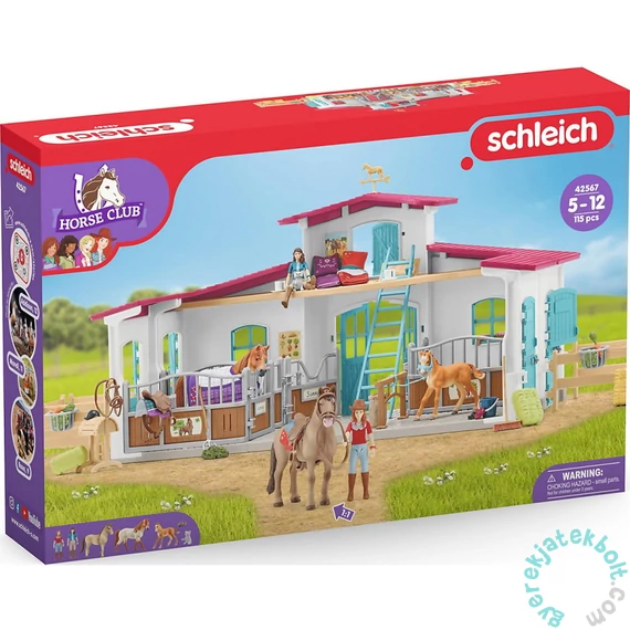 Schleich 42567 Lakeside lovas központ játékszett - Horse Club