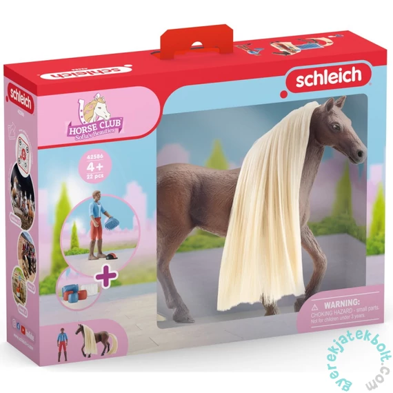 Schleich 42586 Kezdő készlet - Leo és Rocky figurák kiegészítőkkel - Horse Club - Sofia's Beauties (SLH42586)