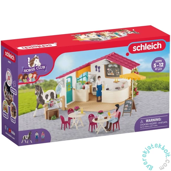 Schleich 42592 Lovas kávézó játékszett - Horse Club