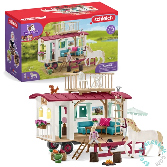 Schleich 42593 Karaván titkos találkozókhoz játékszett - Horse Club (SLH42593)
