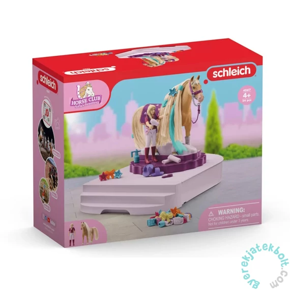 Schleich 42617 Lóápoló és szépítő állomás - Horse Club - Sofia's Beauties