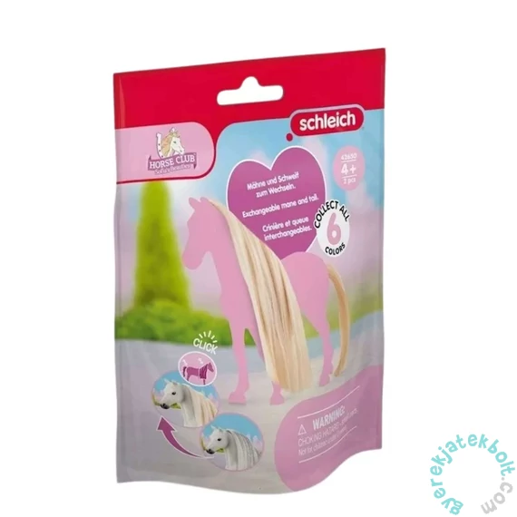 Schleich 42650 - Beauty Horse - Szőke sörény és farok kiegészítő - Horse Club - Sofias Beauties (SLH42650)