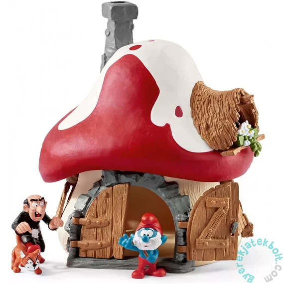 Schleich 20803 Törp ház figurákkal játékszett - Hupikék törpikék