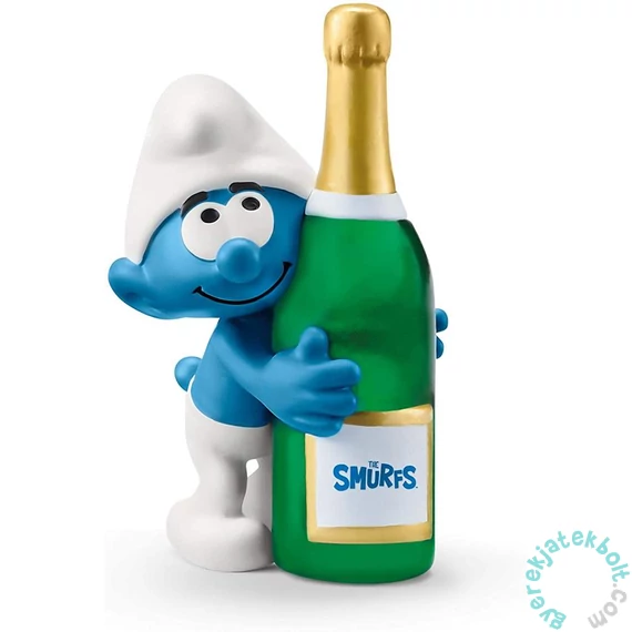 Schleich 20821 Törp figura üveggel - Hupikék Törpikék