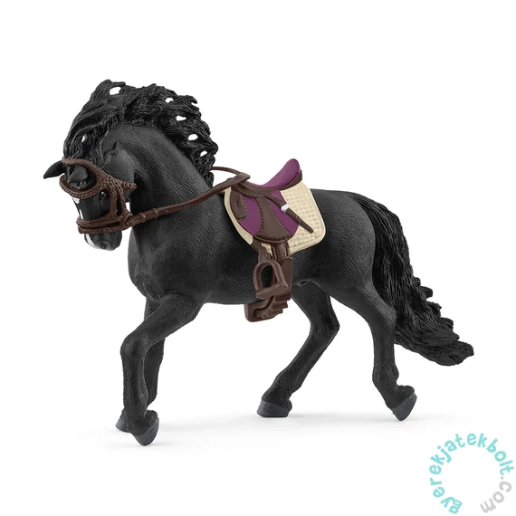 Schleich 42707 Pura Raza Spanyol mén - nyereggel és kantárral - Horse Club