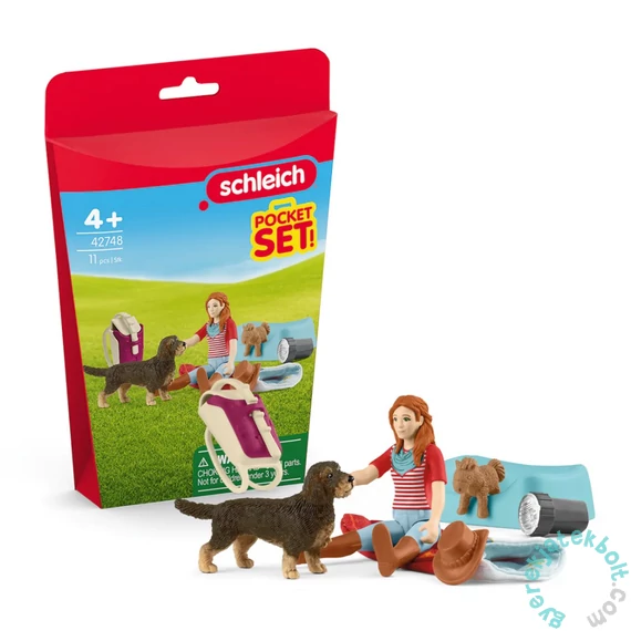 Schleich 42748 Pizsamaparti játékszett Hannah-val - Horse Club
