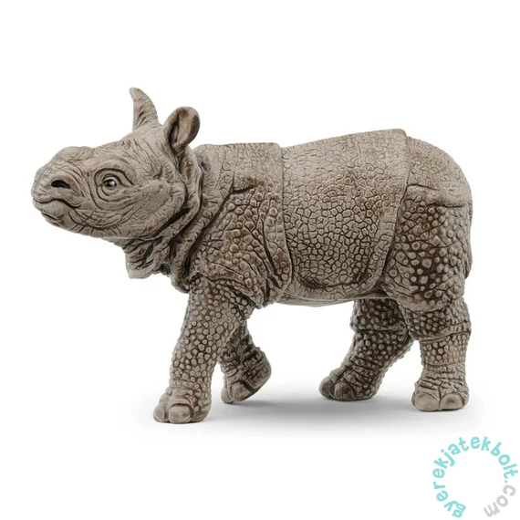 Schleich 14860 Indiai rinocérosz kölyök figura - Wild Life (SLH14860)