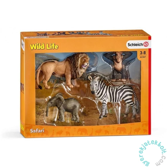 Schleich 42387 A szavanna állatai játékszett 1. - Wild Life