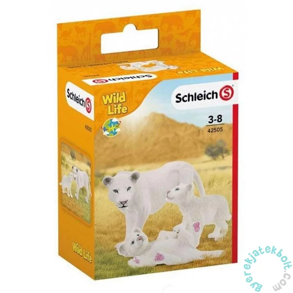 Schleich 42505 Anya oroszlán kölykeivel figurák - Wild Life