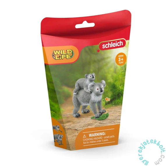 Schleich 42566 Koala anyuka és kicsinye figurák - Wild Life