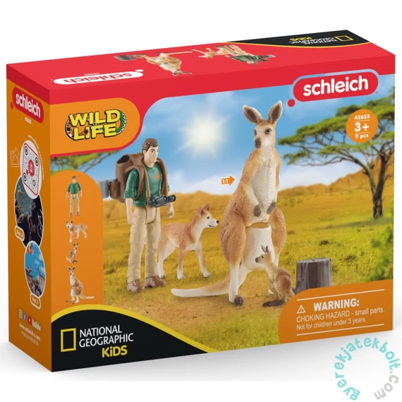 Schleich 42623 Hátizsákos kaland játékszett - Wild Life (SLH42623)