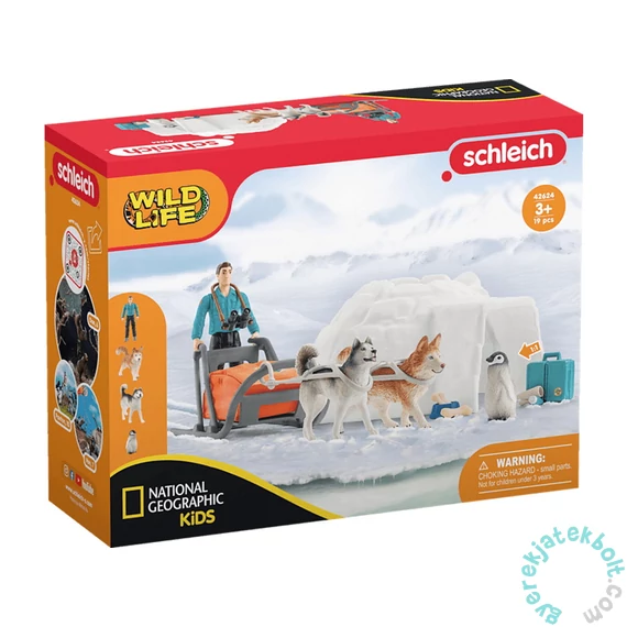 Schleich 42624 Antarktiszi expedíció játékszett - Wild Life