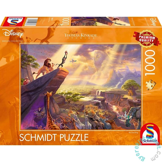 Schmidt 1000 db-os puzzle - The Lion King, Thomas Kinkade (59673)