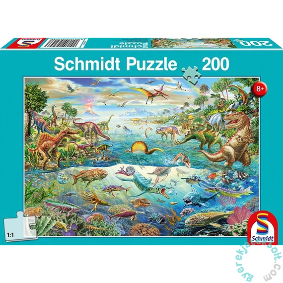 Schmidt 200 db-os puzzle - Entdecke die Dinosaurier (56253)