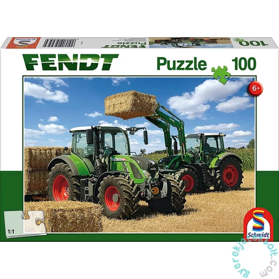 Schmidt 100 db-os puzzle - Fendt 724 Vario mit Frontlader Cargo (56256)