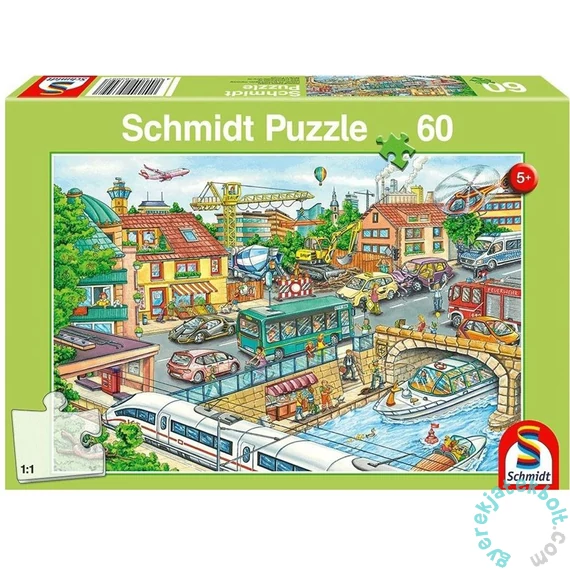 Schmidt 60 db-os puzzle - Vehicles and Traffic (56309)