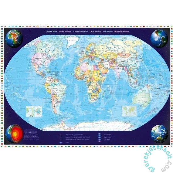 Schmidt 2000 db-os puzzle - Our World (57041)