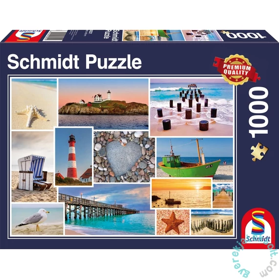 Schmidt 1000 db-os puzzle - Am Meer (58221)