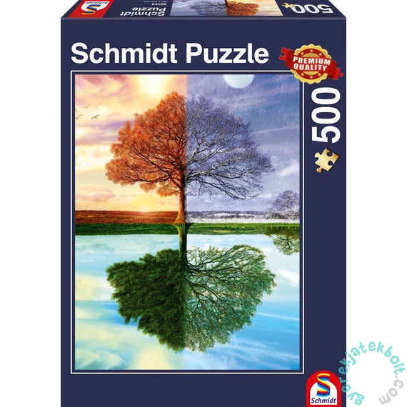 Schmidt 500 db-os puzzle - Jahreszeiten-Baum (58223)