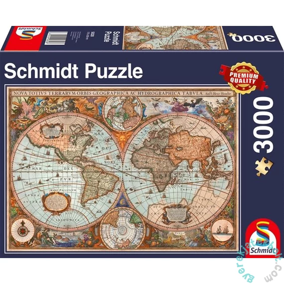 Schmidt 3000 db-os puzzle - Ancient World Map (58328)