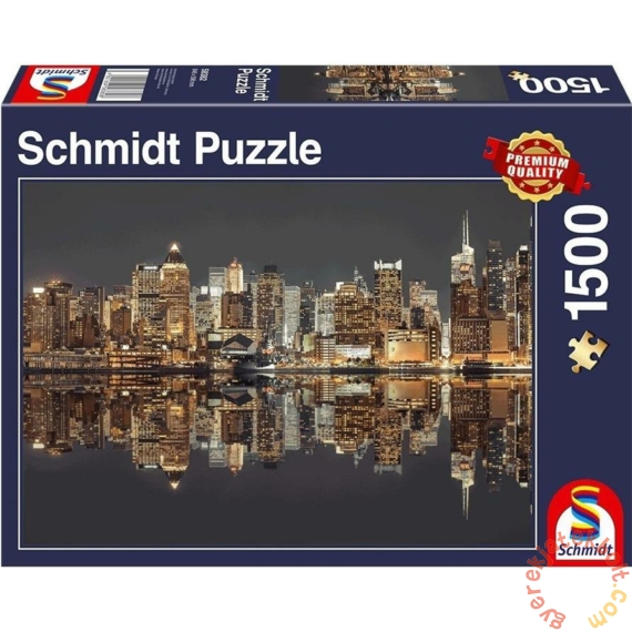 Schmidt 1500 db-os puzzle - New York Skyline at Night (58382)
