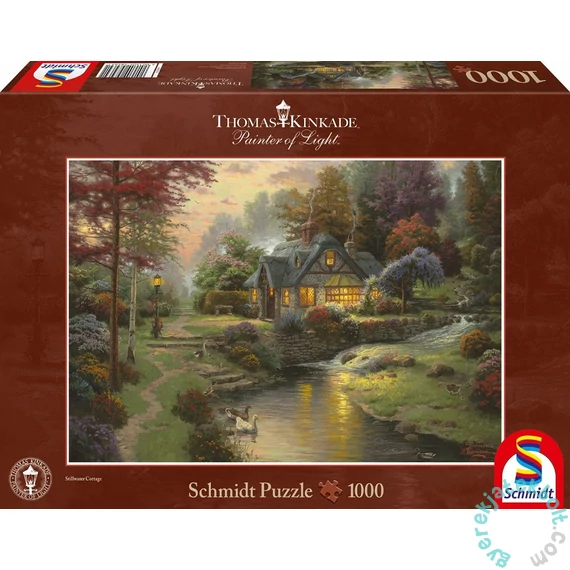 Schmidt 1000 db-os puzzle - Stillwater Cottage, Thomas Kinkade (58464)