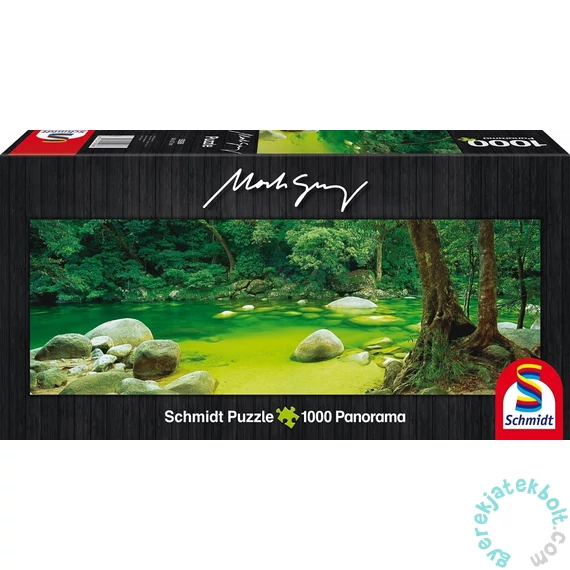 Schmidt 1000 db-os Panoráma puzzle - Mossman Gorge, Australia, Mark Gray (59286)