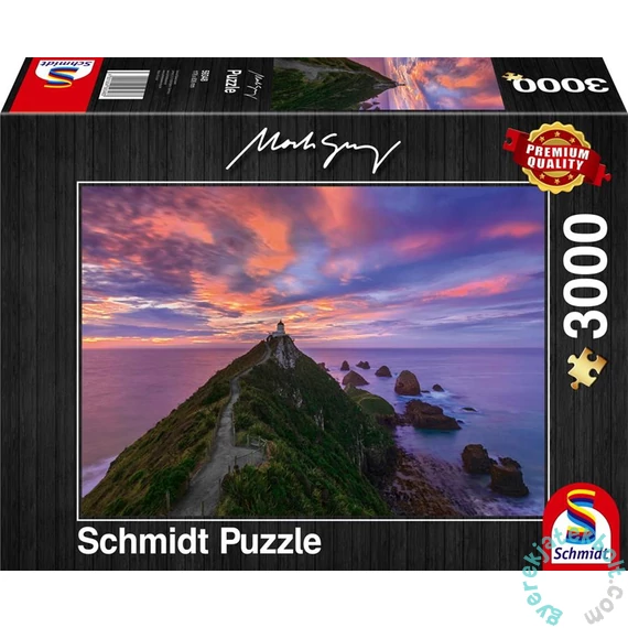 Schmidt 3000 db-os puzzle - Nugget Point Lighthouse, Island, Mark Gray (59348)