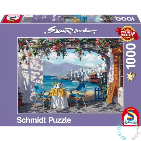 Schmidt 1000 db-os puzzle - Rendez-vous on Mykonos, Sam Park (59396)