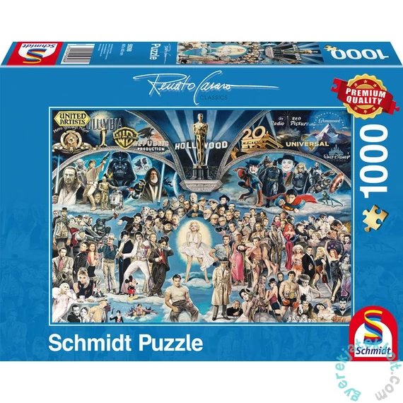Schmidt 1000 db-os puzzle - Hollywood, Casaro (59398)