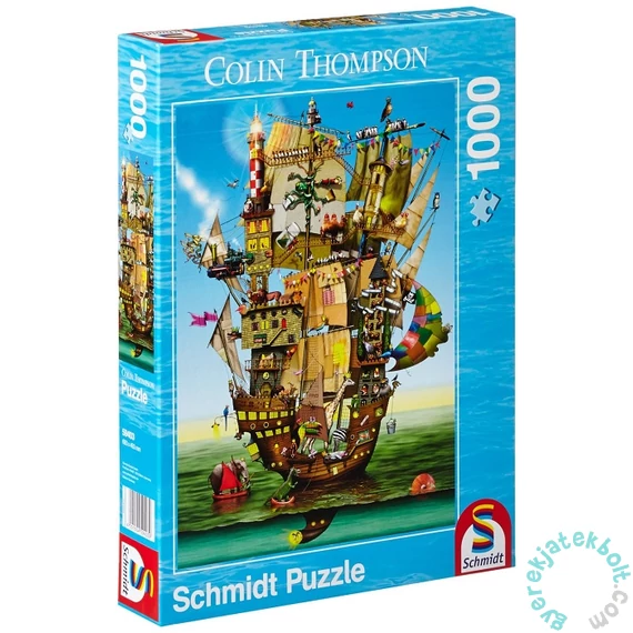 Schmidt 1000 db-os puzzle - Noah's ark, Colin Thompson (59403)