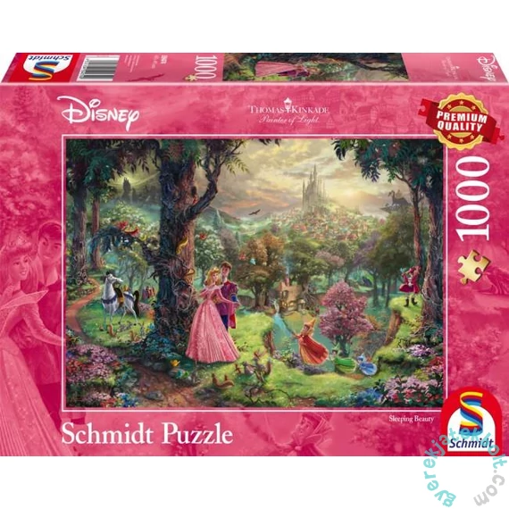 Schmidt 1000 db-os puzzle - Disney - Sleeping Beauty, Kinkade (59474)