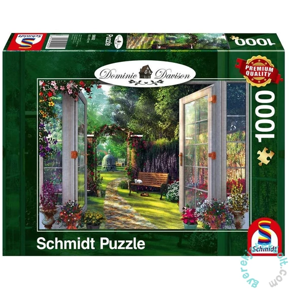 Schmidt 1000 db-os puzzle - View of the Enchanted Garden, Dominic Davison (59592)