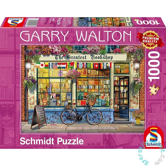 Schmidt 1000 db-os puzzle - Bookstore, Garry Walton (59604)