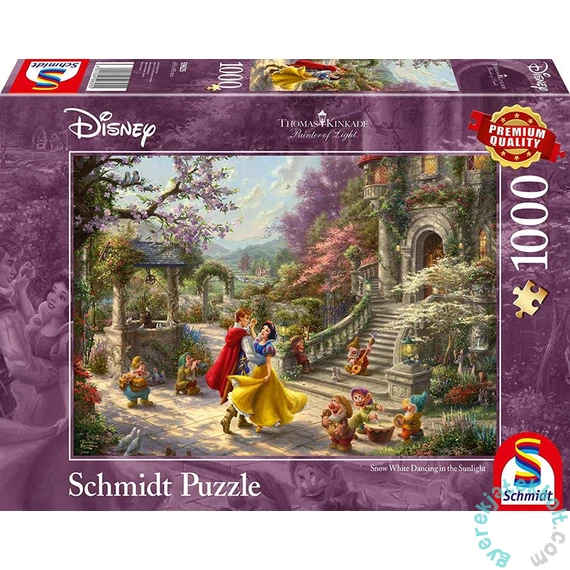Schmidt 1000 db-os puzzle - Disney - Snow White - Dance with the Prince, Kinkade (59625)
