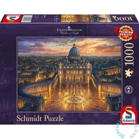 Schmidt 1000 db-os puzzle - Vatican, Kinkade (59628)