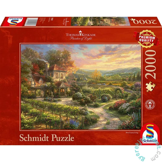 Schmidt 2000 db-os puzzle - In the Vineyards, Kinkade (59629)