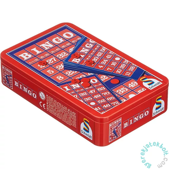 Schmidt - Bingo társasjáték fémdobozban