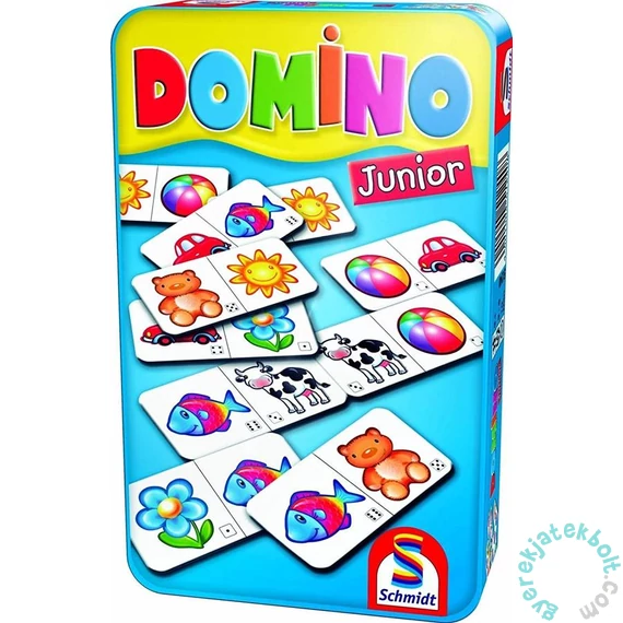 Schmidt - Domino Junior társasjáték fémdobozban