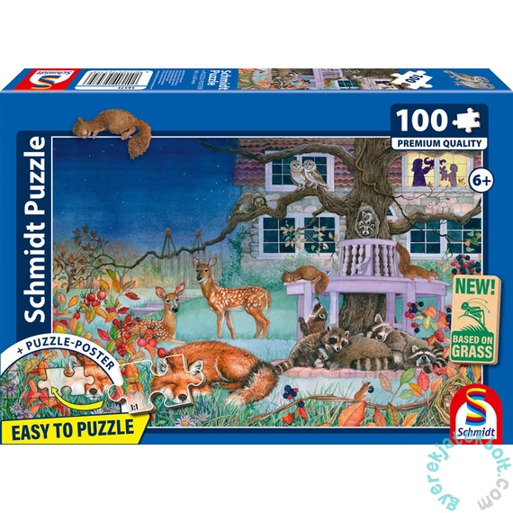 Schmidt 100 db-os puzzle - Animals at night (56575)